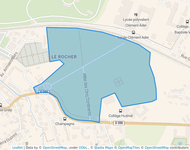 walking in Parc et Arboretum du Val des Dames map in Gretz-Armainvilliers