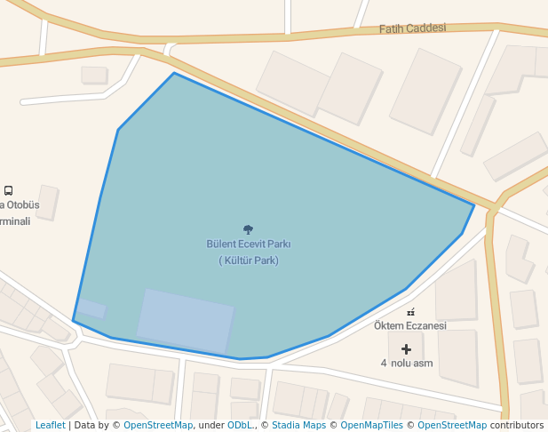 walking in Bülent Ecevit Parkı ( Kültür Park) map in Soma