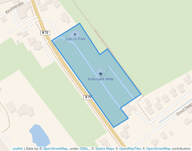 walking in Kulturpark Mitte map in Großefehn