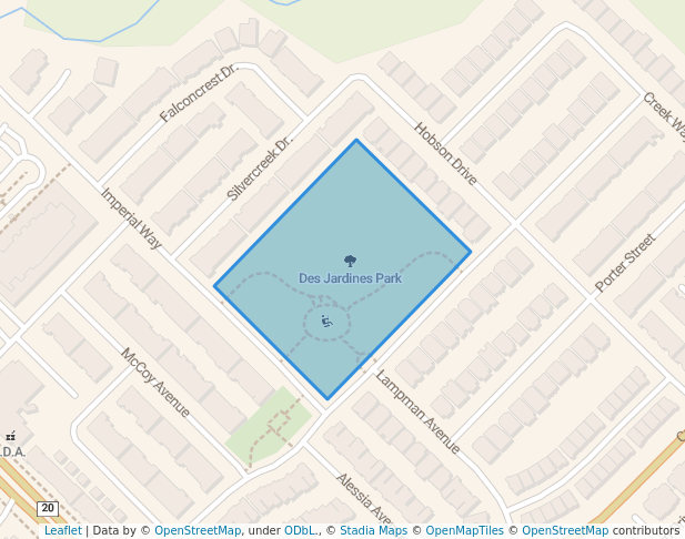 Des Jardines Park