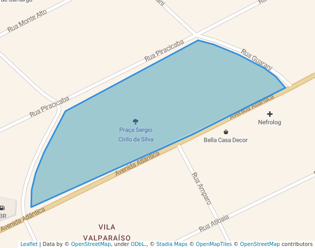 Praça Sergio Cirilo da Silva in Santo André | Map and Routes