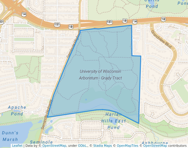 University of Wisconsin Arboretum - Grady Tract