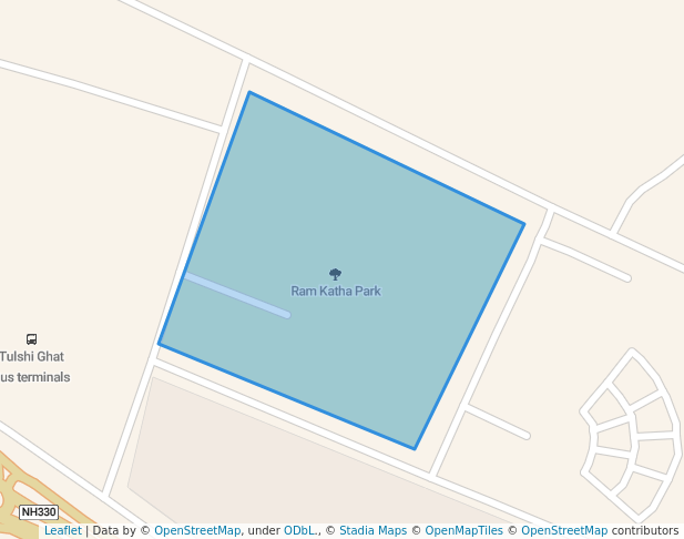 walking in Ram Katha Park map in Ayodhya