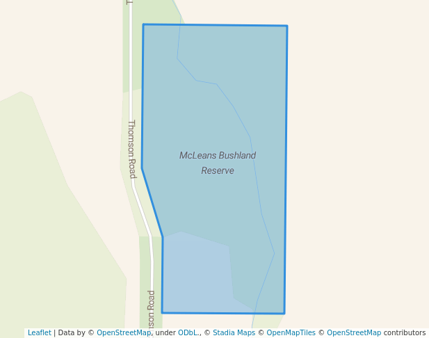 walking in McLeans Bushland Reserve map in Patchewollock