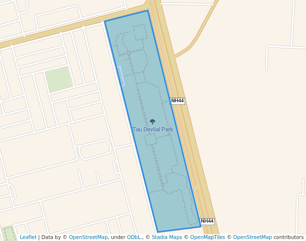 walking in Tau Devilal Park map in Sonipat