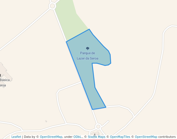 walking in Parque de Lazer da Seroa map in Seroa