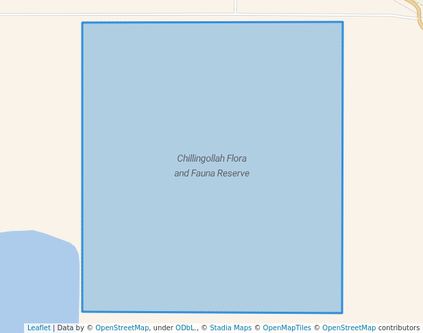 walking in Chillingollah Flora and Fauna Reserve map in Pira