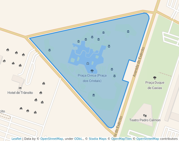 Praça Cívica (Praça dos Cristais)