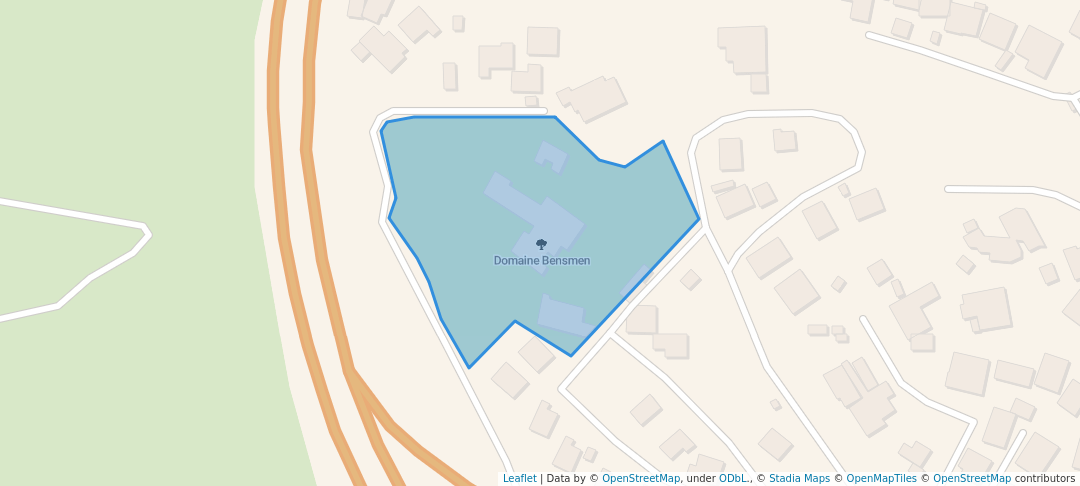 walking in Domaine Bensmen map in Sidi M'Hamed