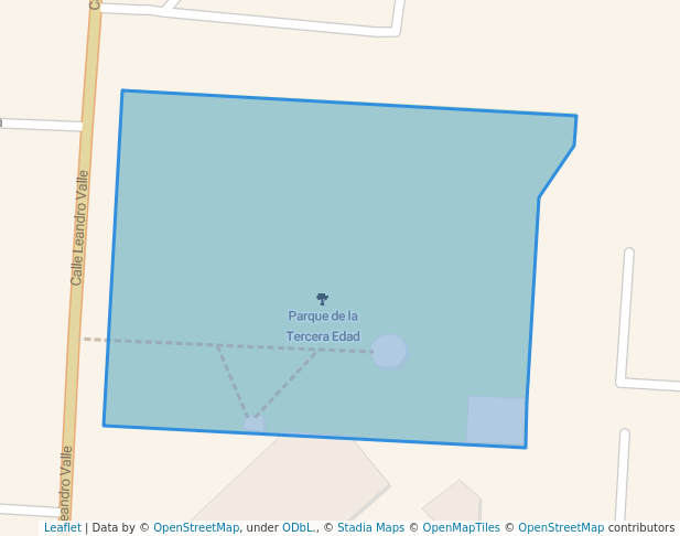 walking in Parque de la Tercera Edad map in Texcoco