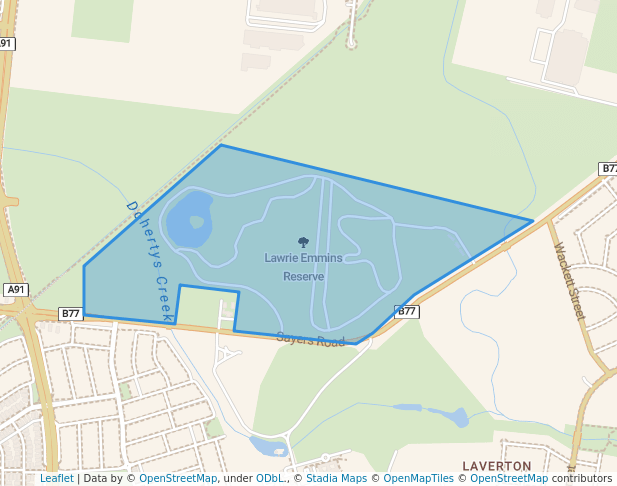 Lawrie Emmins Reserve