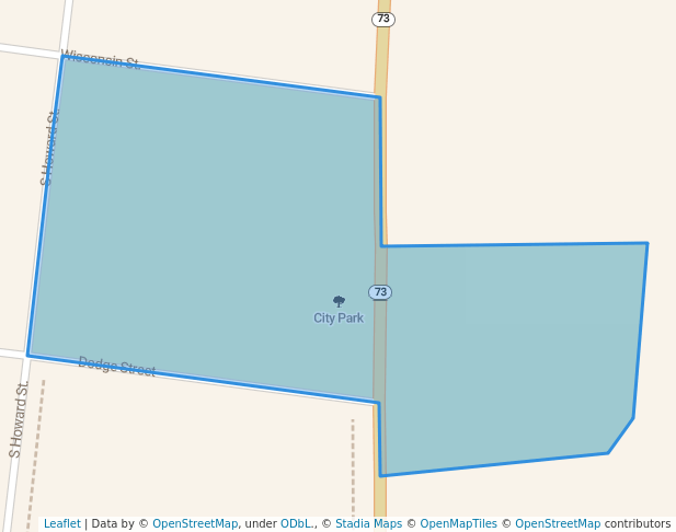 walking in City Park map in Princeton