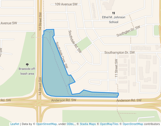 Southwood off-leash area 2