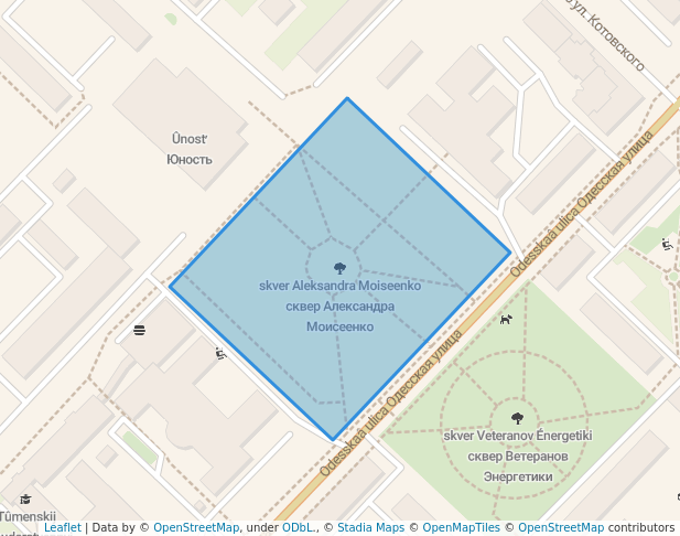 сквер Александра Моисеенко