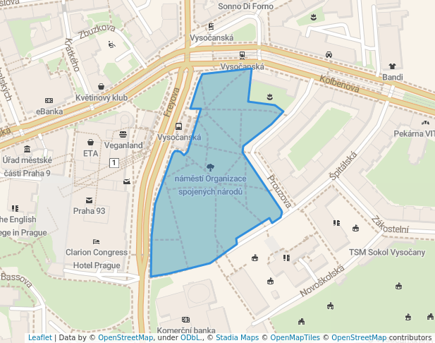 náměstí Organizace spojených národů