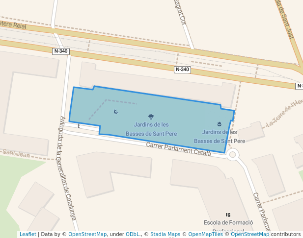 Jardins de les basses de Sant Pere