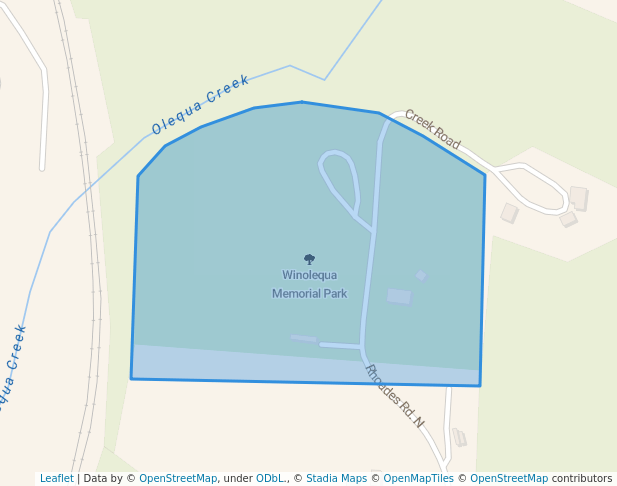 walking in Winolequa Memorial Park map in Winlock