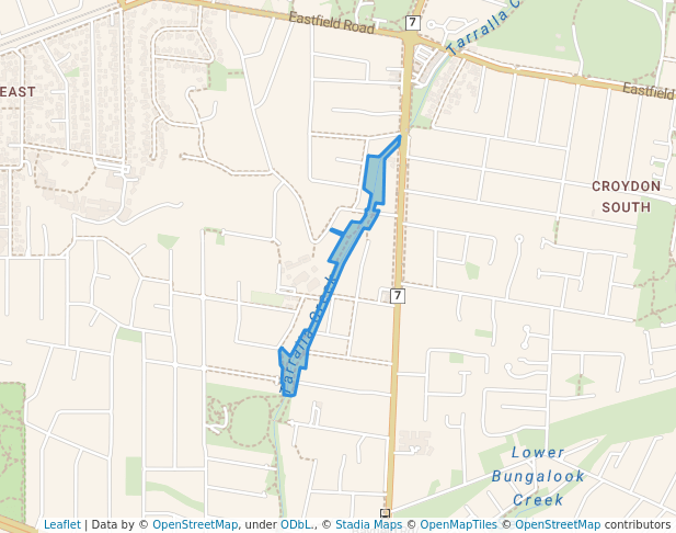 Tarralla Creek Reserve