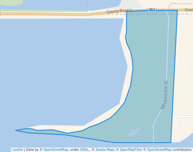 walking in Mini-Wakan State Park map in Spirit Lake