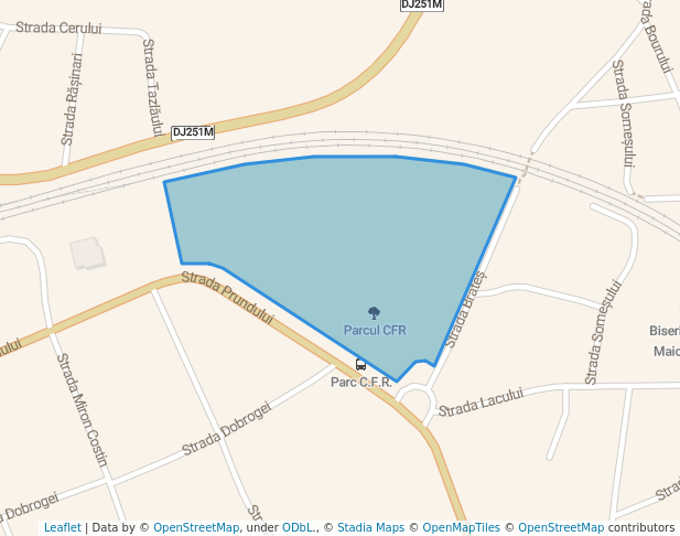 Parcul CFR in Galați | Map and Routes