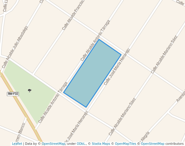 walking in Parque Alcalde José Sánchez map in San Pedro del Pinatar