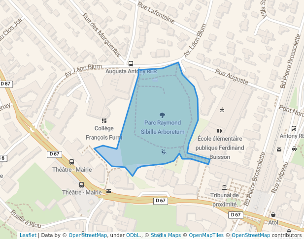 Parc Raymond Sibille Arboretum