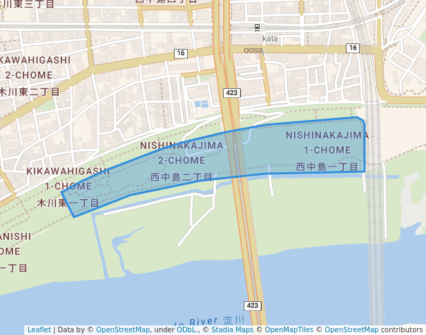 淀川河川公園 西中島地区