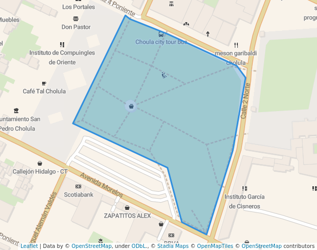 Zócalo de San Pedro Cholula