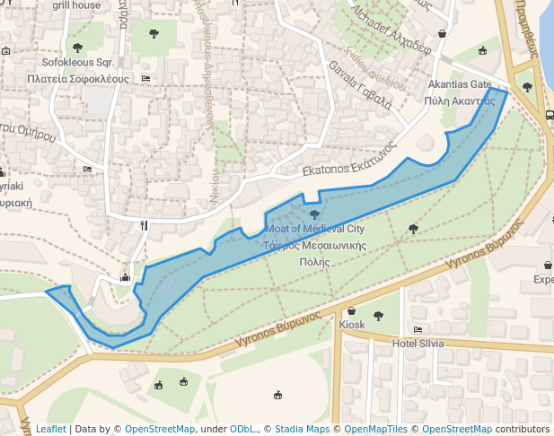 Moat of Medieval City