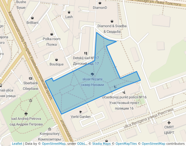 сквер Низами