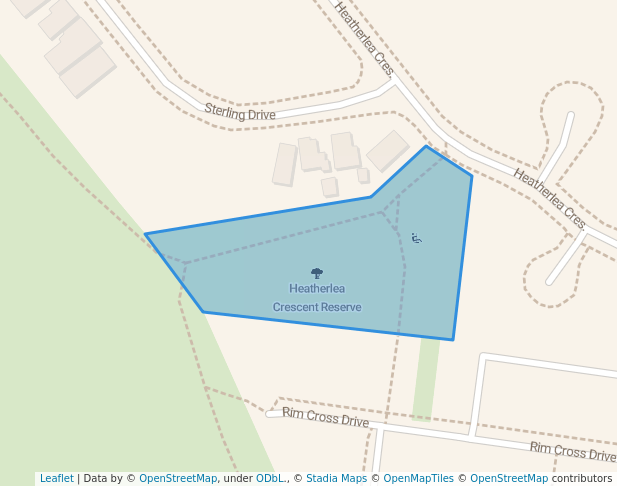 Heatherlea Crescent Reserve