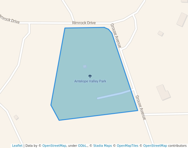 walking in Antelope Valley Park map in Gillette