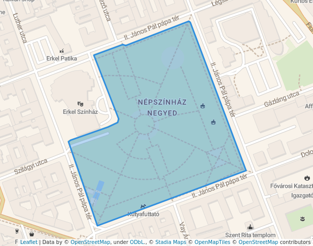 II. János Pál pápa tér