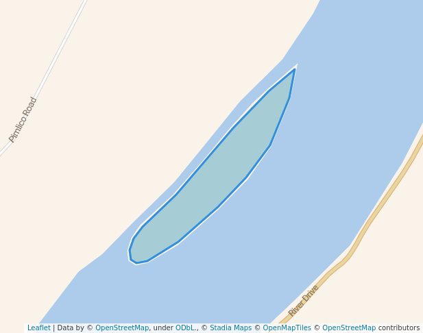 walking in Little Pimlico Island Nature Reserve map in Rous