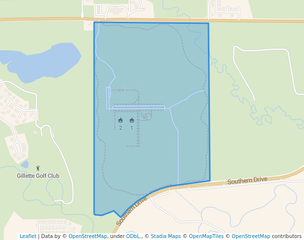 walking in Energy Capital Sports Complex map in Gillette