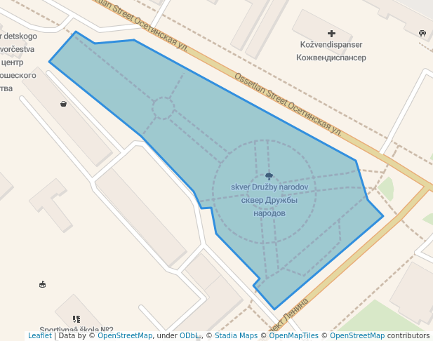 сквер Дружбы народов