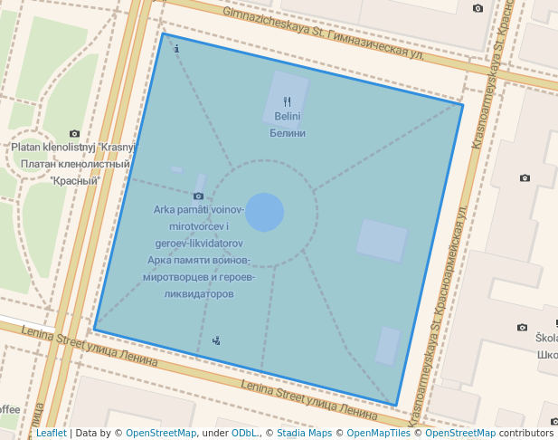 Сквер имени маршала Г. К. Жукова