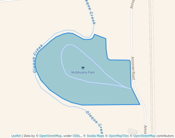 walking in McMurphy Park map in Winlock