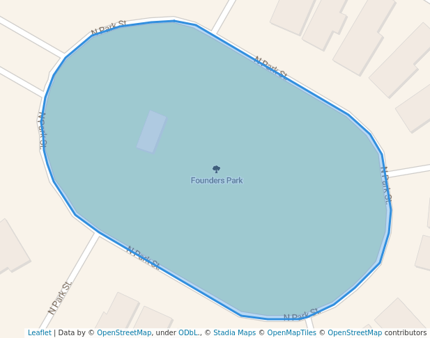 walking in Founders Park map in Buckeye