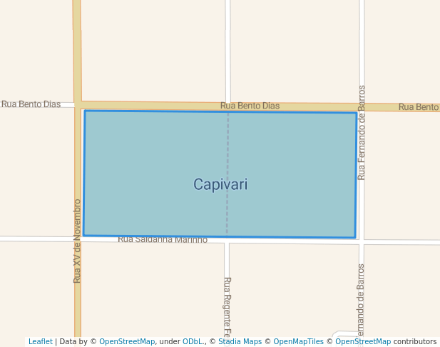 praças (Rodrigues de Abreu) e (Dr. Cesário Motta)