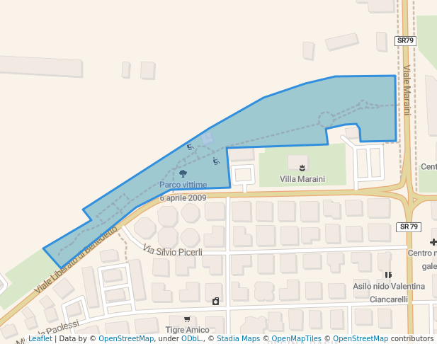 Parco vittime 6 aprile 2009