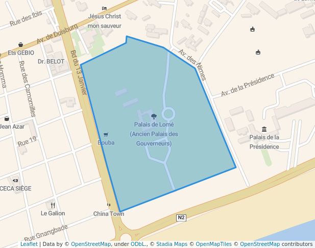 Palais de Lome (previously Palais des Gouverneurs)