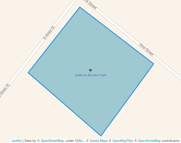 walking in Anthony Brooks Park map in Henderson