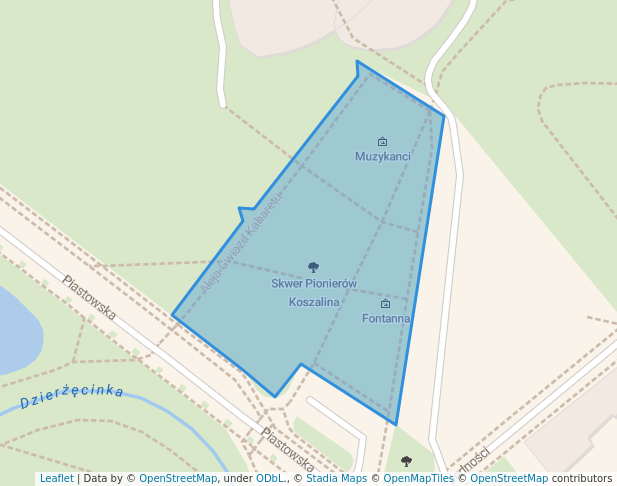 Skwer Pionierów Koszalina
