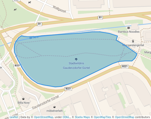 Stadtwildnis Gaudenzdorfer Gürtel