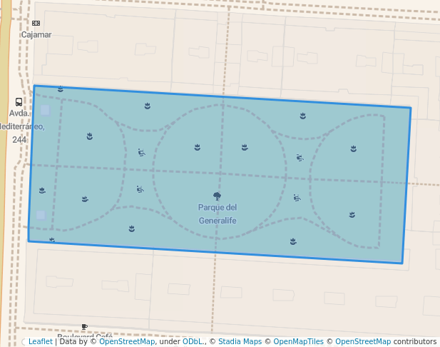 Parque del Generalife