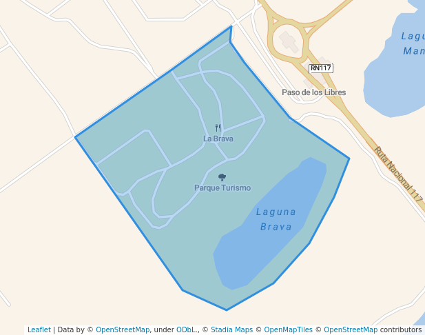 Parque Turismo in Paso de los Libres | Map and Routes