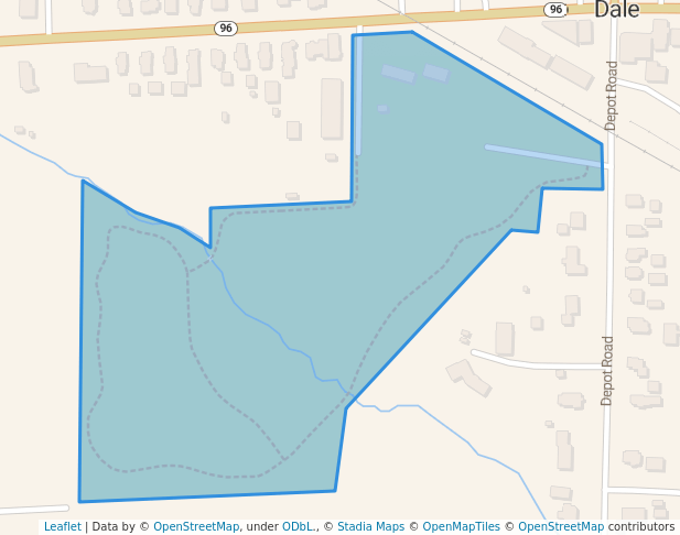 walking in Daufen Memorial Park map in Fremont