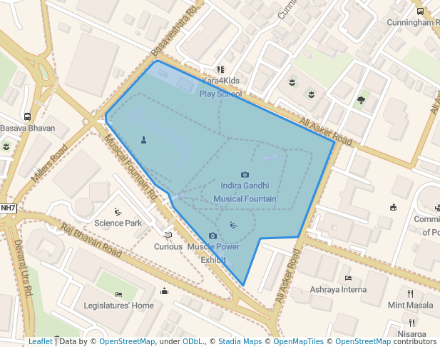 Indira Gandhi Musical Fountain Park