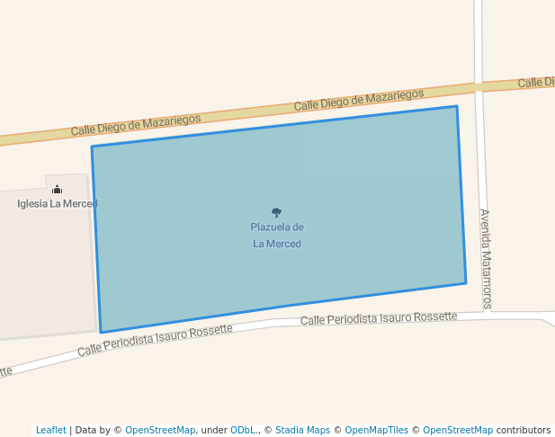 walking in Plazuela de La Merced map in San Cristóbal de las Casas